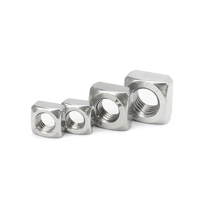 DIN 562 čtvercové tenké matice z nerezové oceli