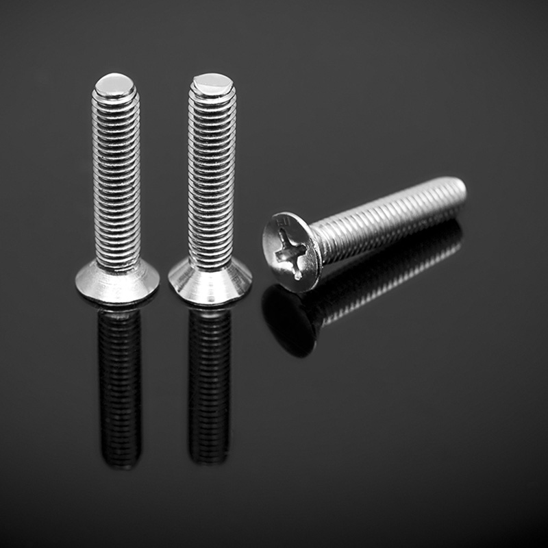 DIN965 90° šrouby s plochou hlavou se zápustnou hlavou s křížovou drážkou typu H