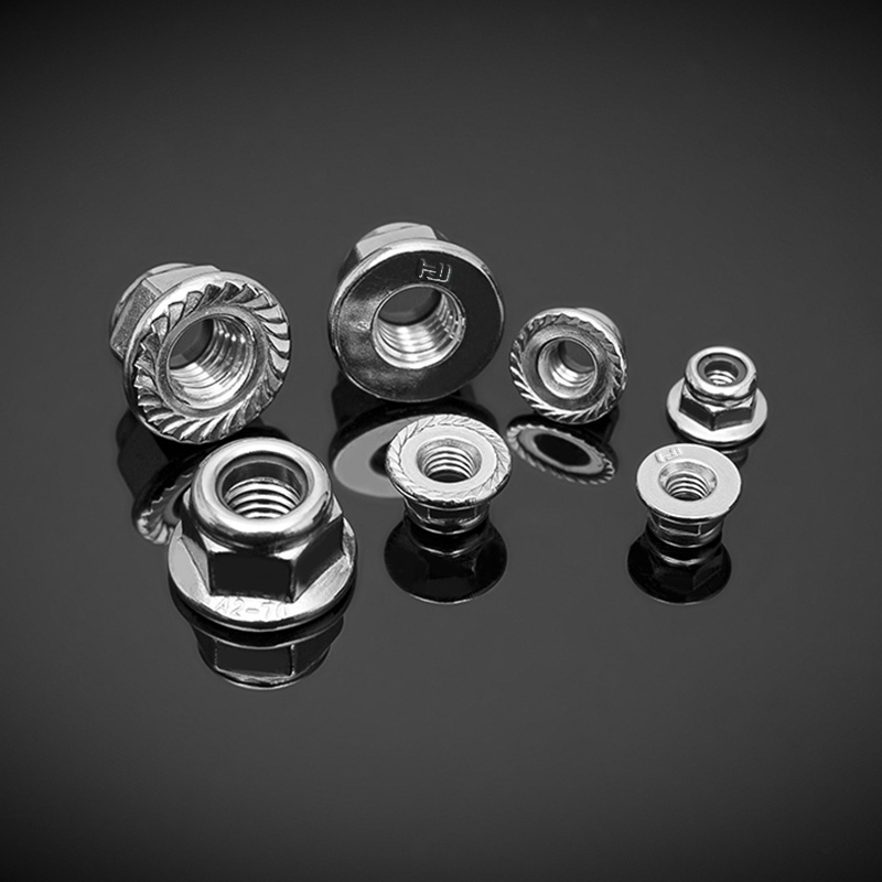 DIN6927 Nekovové pojistné matice příruby z nerezové oceli DIN6927 Nekovové pojistné matice příruby z nerezové oceli